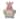 Transpac Dolomite 8.25" Pink Spring Mini Gnome Candy Jar