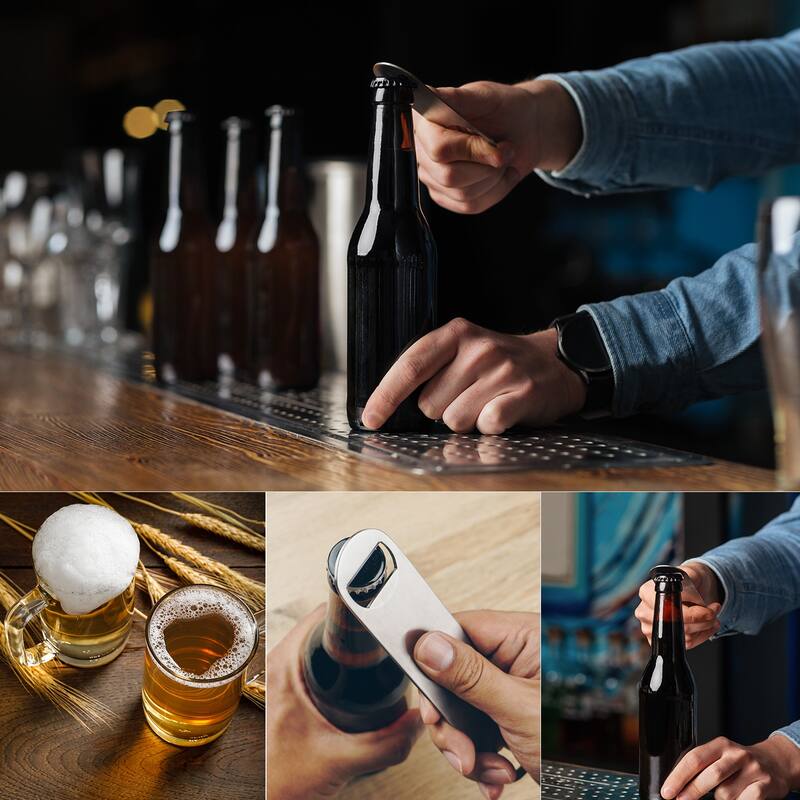 Wooden Fridge Magnet Beer Bottle Opener for Refrigerator, Wooden