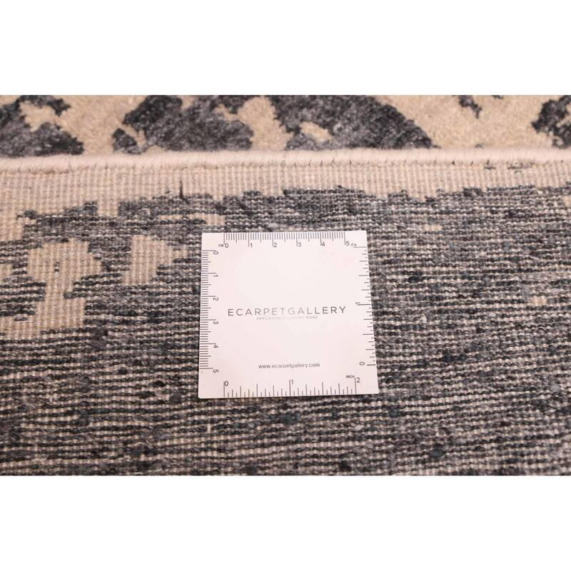 ECARPETGALLERY Hand-knotted Legacy Tan Silk, Wool Rug - 8'10 x 12'2