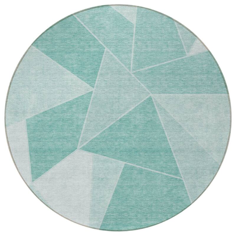 HomeRoots Geometric Transitional Rectangle Outdoor Rug