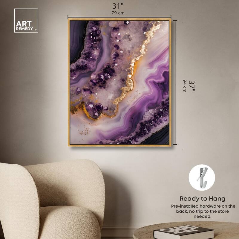 Amethystine Dream I Canvas by Art Remedy