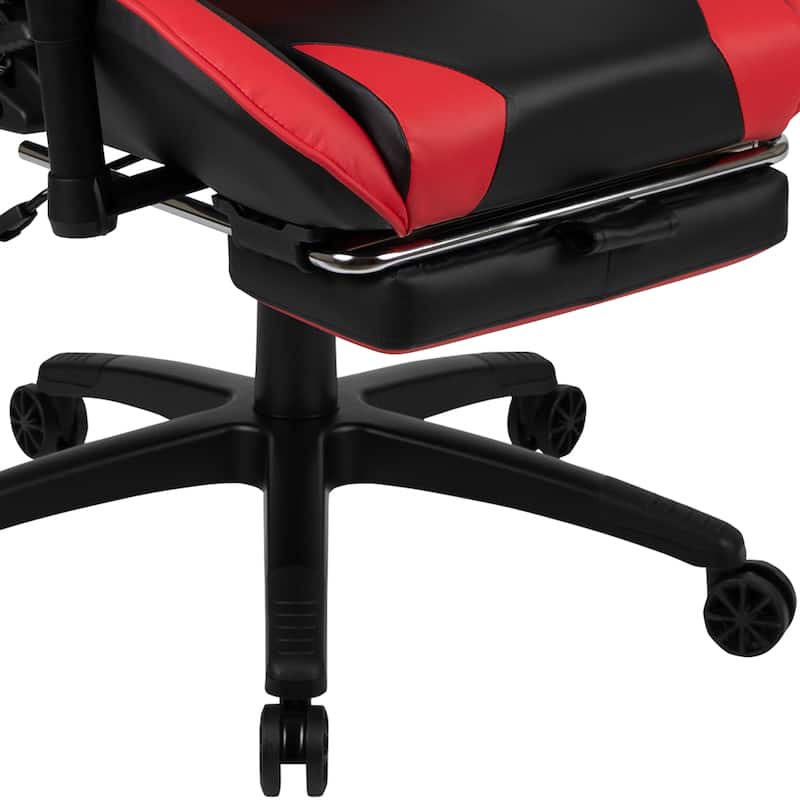 Desk Bundle - Gaming Desk, Cup Holder, Headphone Hook and Reclining Chair