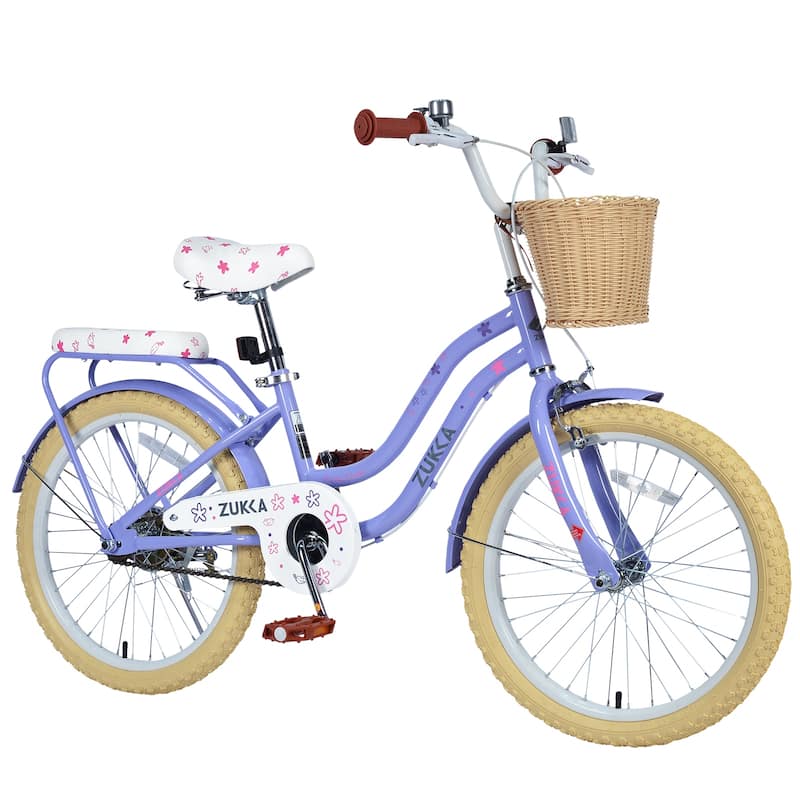 Multiple Colors,Girls Bike with Basket for 7-10 Years Old Kids,20 inch wheel ,No Training Wheels Included