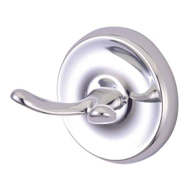 Elements Of Design Petosky Double Robe Hook - Chrome