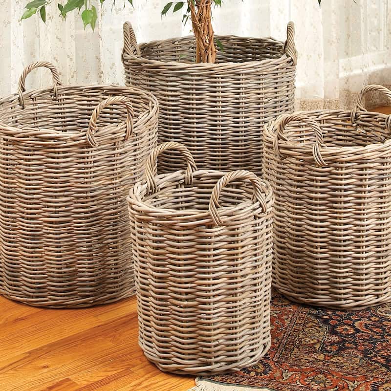 Normandy Round Baskets, Set Of 4