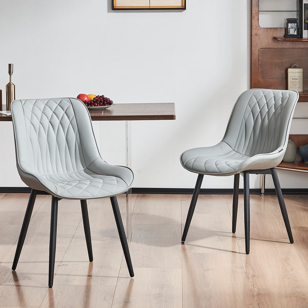 Modern Dining Chairs Set of 2 Upholstered Dining Room Chairs