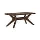 preview thumbnail 6 of 35, Plank and Beam Verso Rectangular Cross Leg Coffee Table - 40"