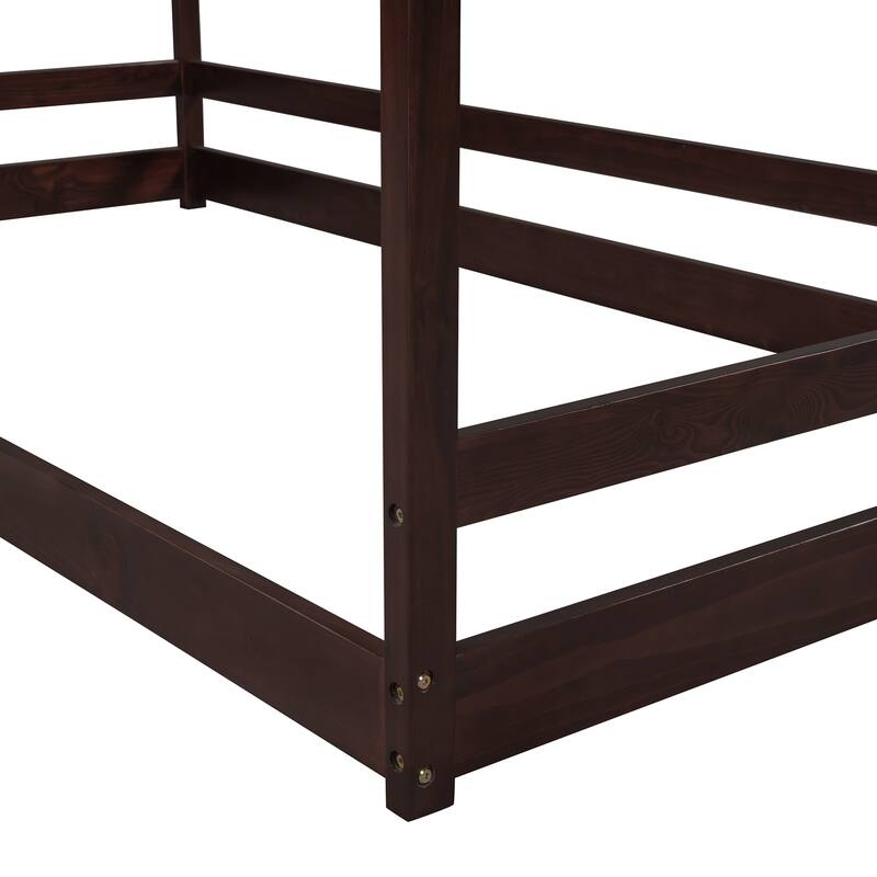 House Bed Wood Bed