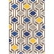 preview thumbnail 22 of 30, Pass Hand-Tufted Retro Geometric Wool Rug (7'6 x 9'6)