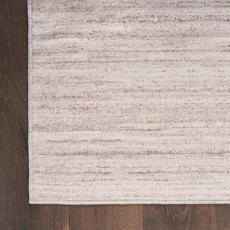 Nourison Washable Essentials Indoor Solid Area Rug