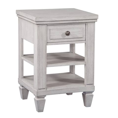 Sonata 1-drawer Oyster White Nightstand by Greyson Living