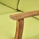 preview thumbnail 9 of 22, Perla 9-seater Acacia Wood Sectional Sofa Set by Christopher Knight Home