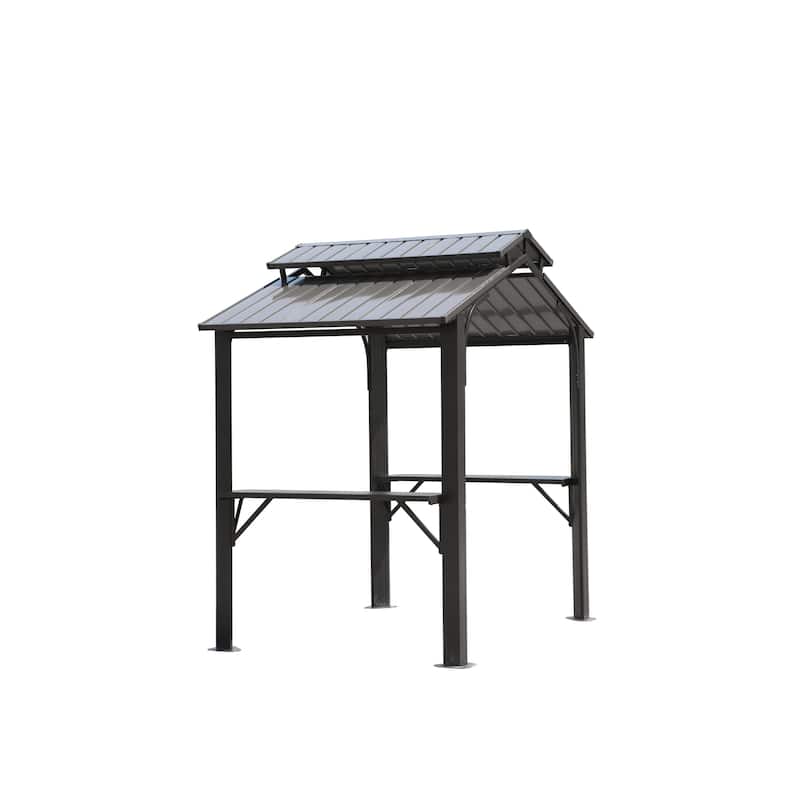 8×5FT Hardtop Grill Gazebo