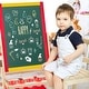 preview thumbnail 6 of 12, Flip-Over Double-Sided Kids Art Easel - 20.5 " x 20 " x 42 " (L x W x H)