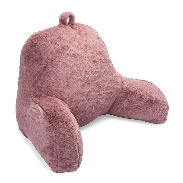 Faux fur backrest hotsell pillow