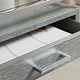 preview thumbnail 11 of 12, SAFAVIEH Couture High Line Collection Modern Caelan Glass Brown Accent Table