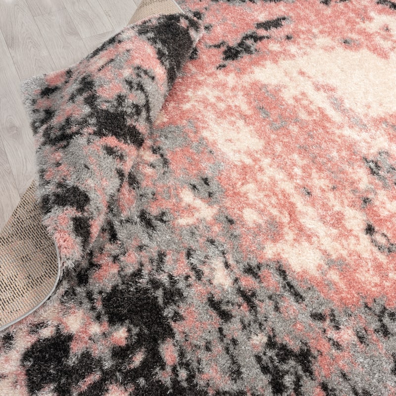 Zenith Abstract Shag Area Rug