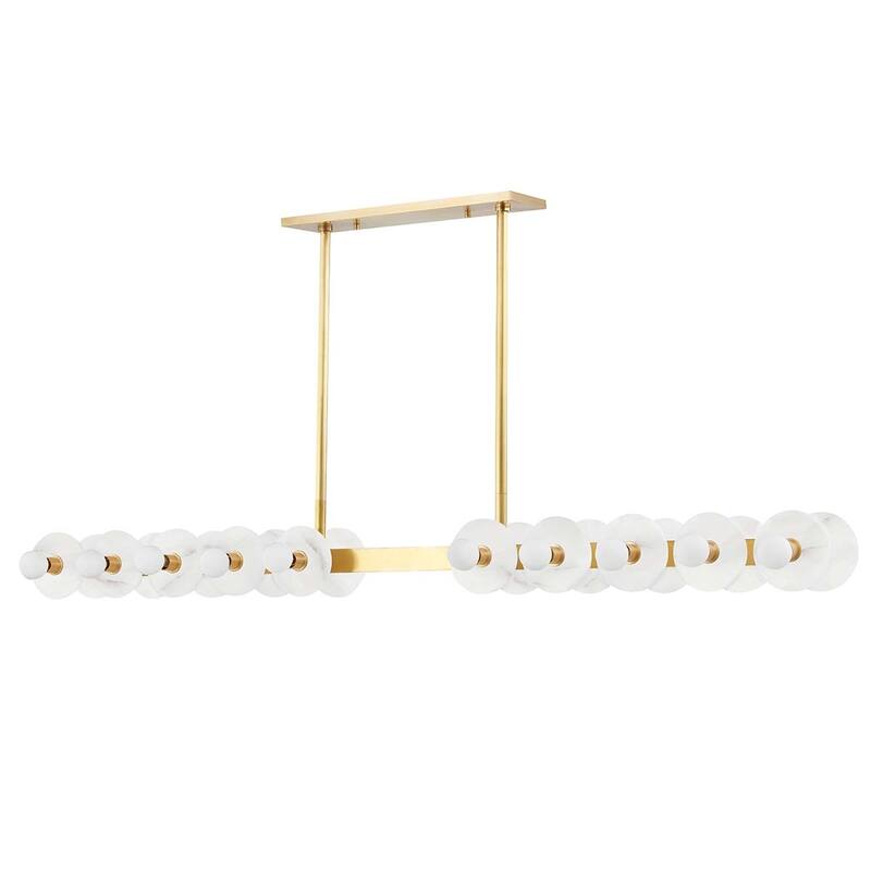 Hudson Valley Lighting Austen 20 Light 60" Wide LED Linear Chandelier