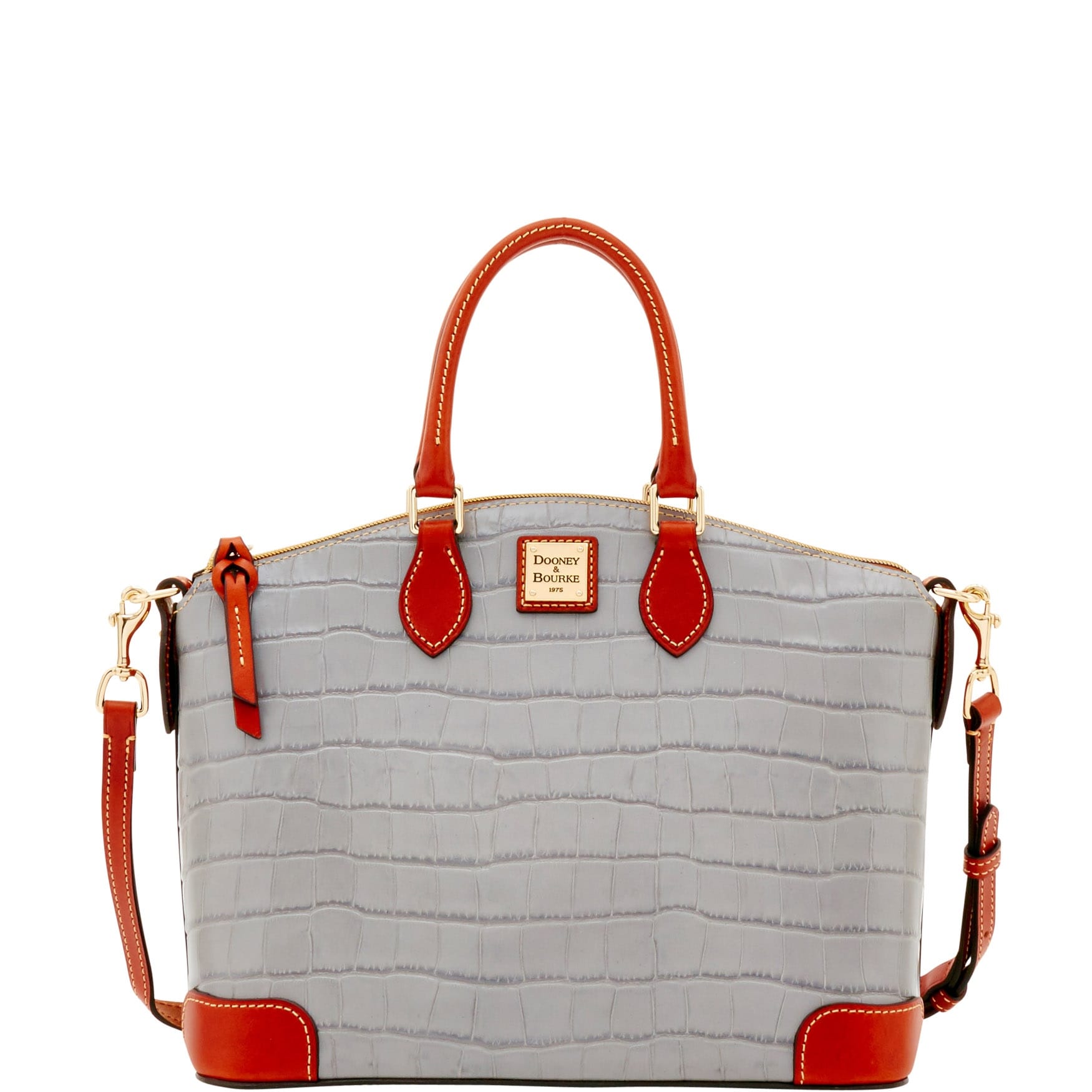 dooney croco satchel
