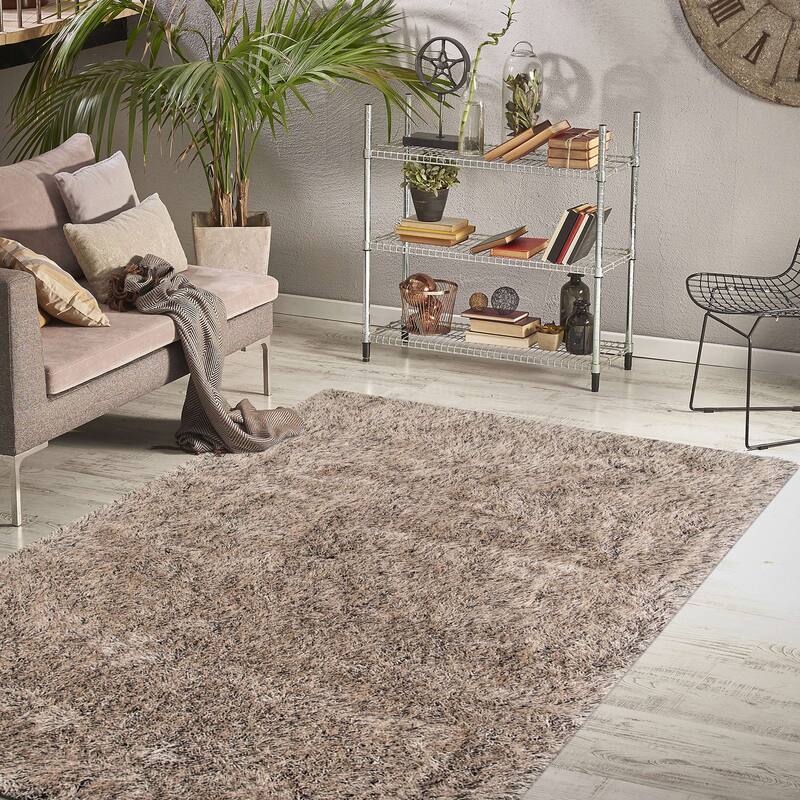 Mila Jade Microfiber Extra Thick 3" Plush Shag Rug