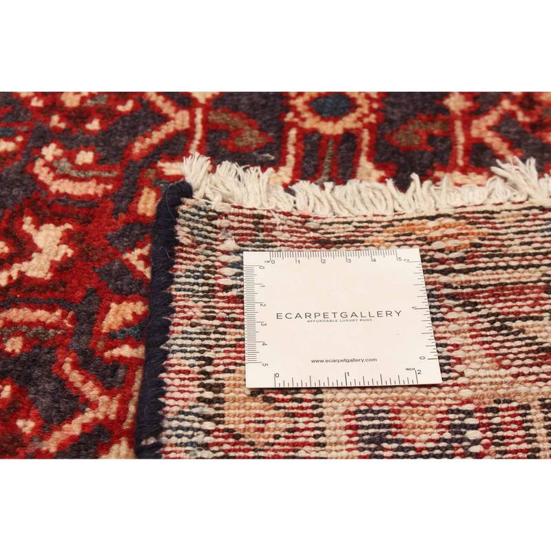 ECARPETGALLERY Hand-knotted Andelz Navy Wool Rug - 3'8 x 9'8