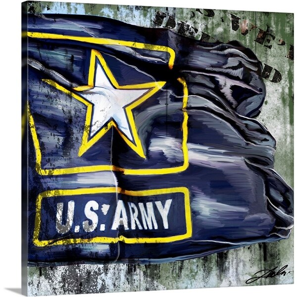 "Army Flag" Canvas Wall Art