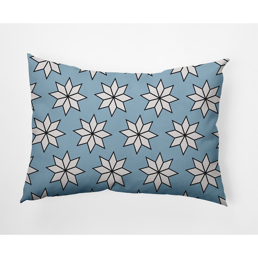 Christmas Stars Christmas Soft Spun Polyester Decorative Throw Pillow
