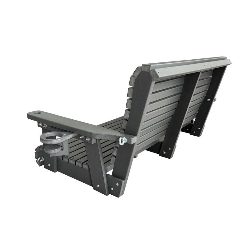 Fortune Candy HDPE Outdoor Porch Swing 2-Person with 18/8 Stainless Steel Bolts