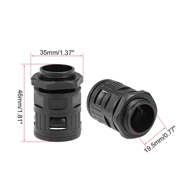 Cable Gland Corrugated Tube Connector AD25-AD54.5 Pipe Joints Clamps ...