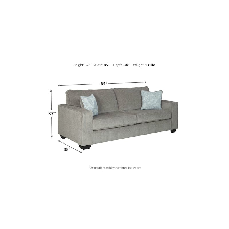 Signature Design by Ashley Altari Gray 5-Piece Upholstery Package - 85" W x 38" D x 37" H