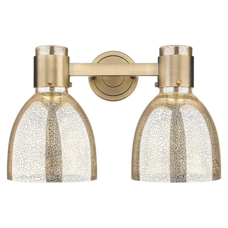 Innovations Lighting Downtown Urban - Lawton Bell - 2 Light 16" Wall-Mounted Bath Vanity Light