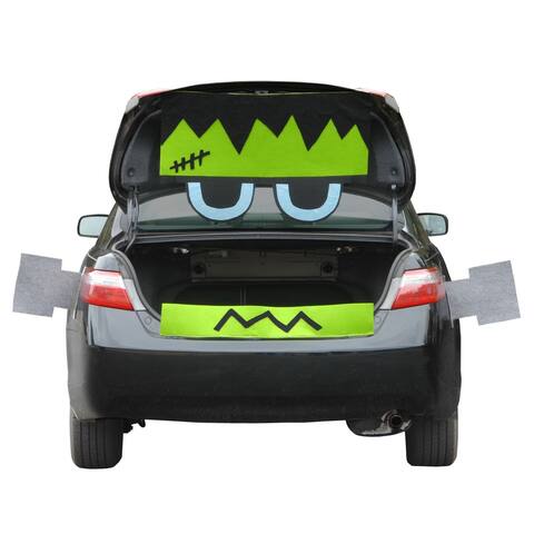 36" Gray and Green Halloween Tricky Trunks Car