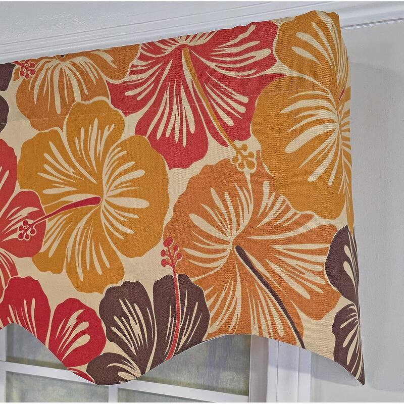RLF Home Wild Hibiscus Regal Valance