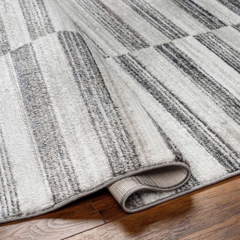 Livabliss San Fran Casual Checkered Area Rug