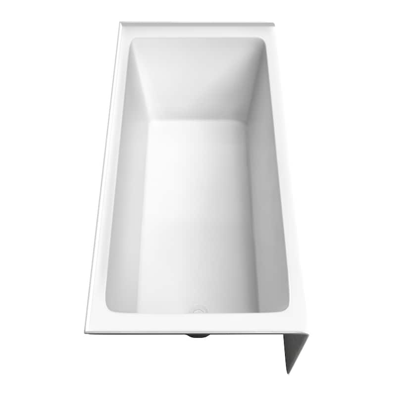 Wyndham Collection WCBTW16632L Grayley 66" Three Wall Alcove Acrylic