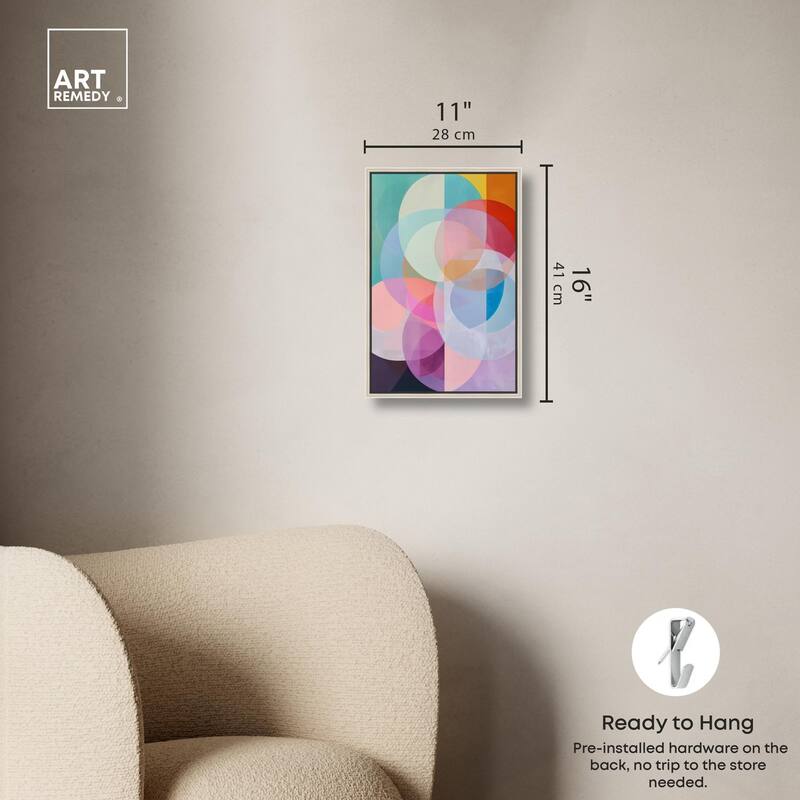 Oneiric Circles II Canvas by Art Remedy