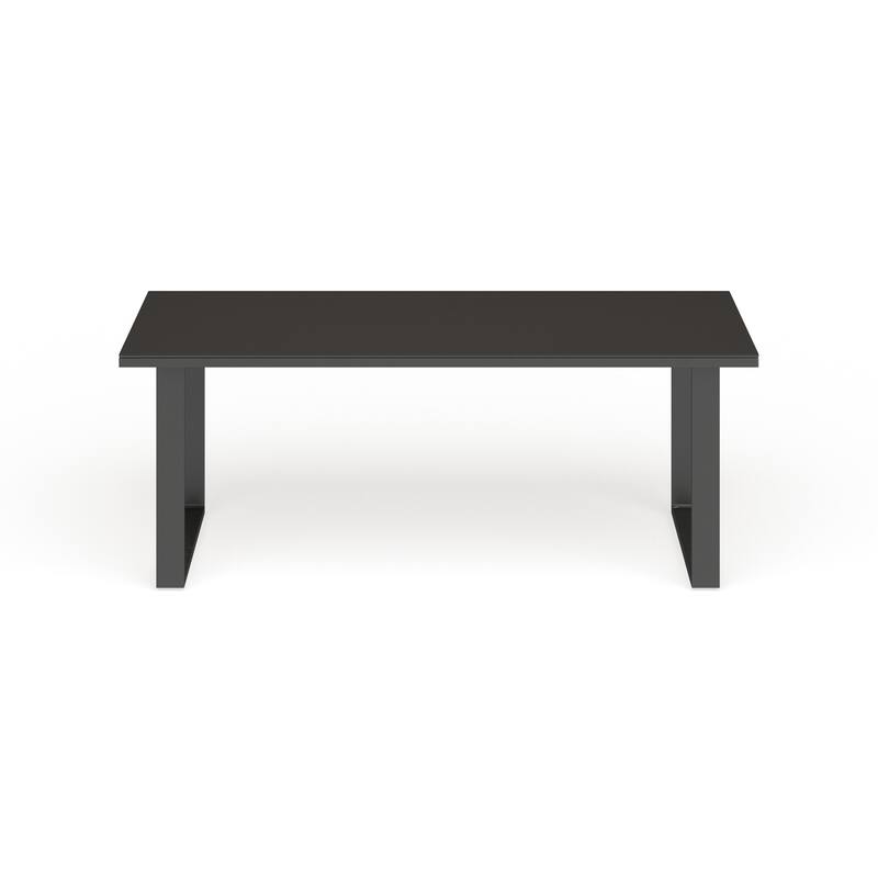 Chance Glass-top Outdoor Patio Coffee Table