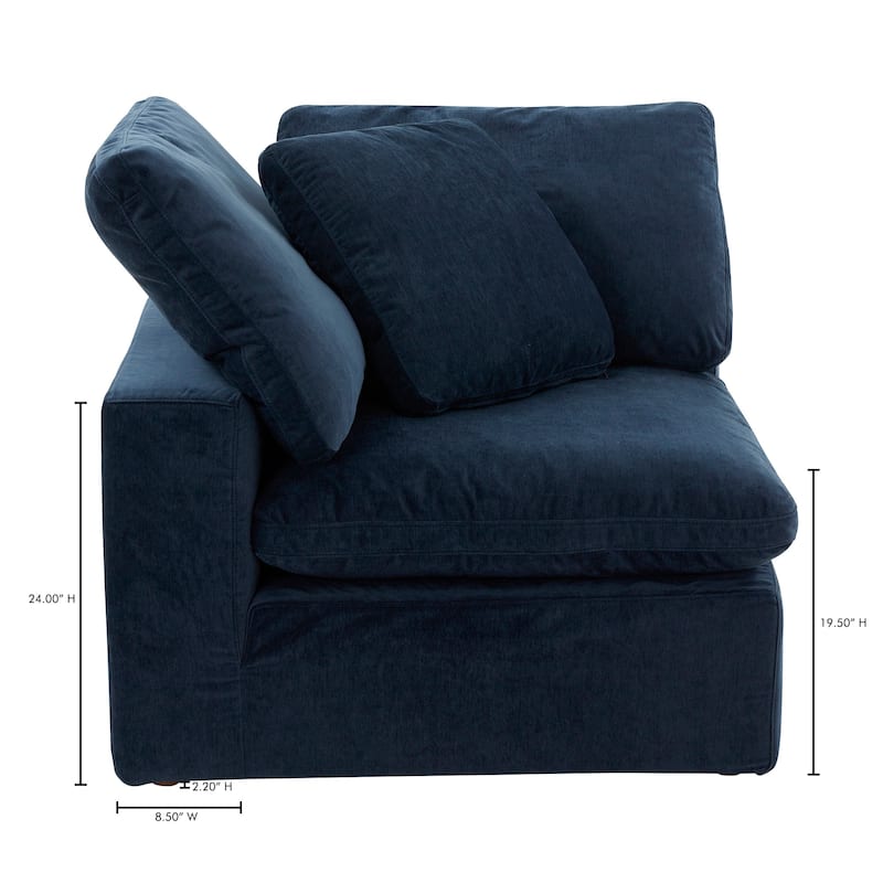 Aurelle Home Tami Modular Sectional Piece - Corner Module - 38" x 38"