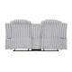 preview thumbnail 31 of 35, Brynda Corduroy 3-Piece Manual Double Reclining Sofa Sets