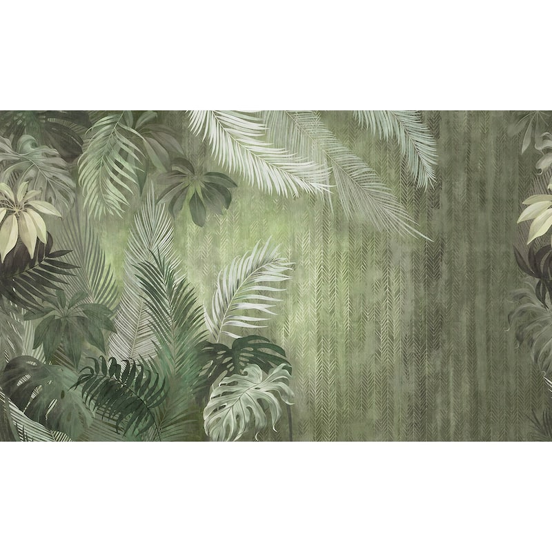 GK Wall Design Tropical Monochrome Exotic Leaves Wallpaper