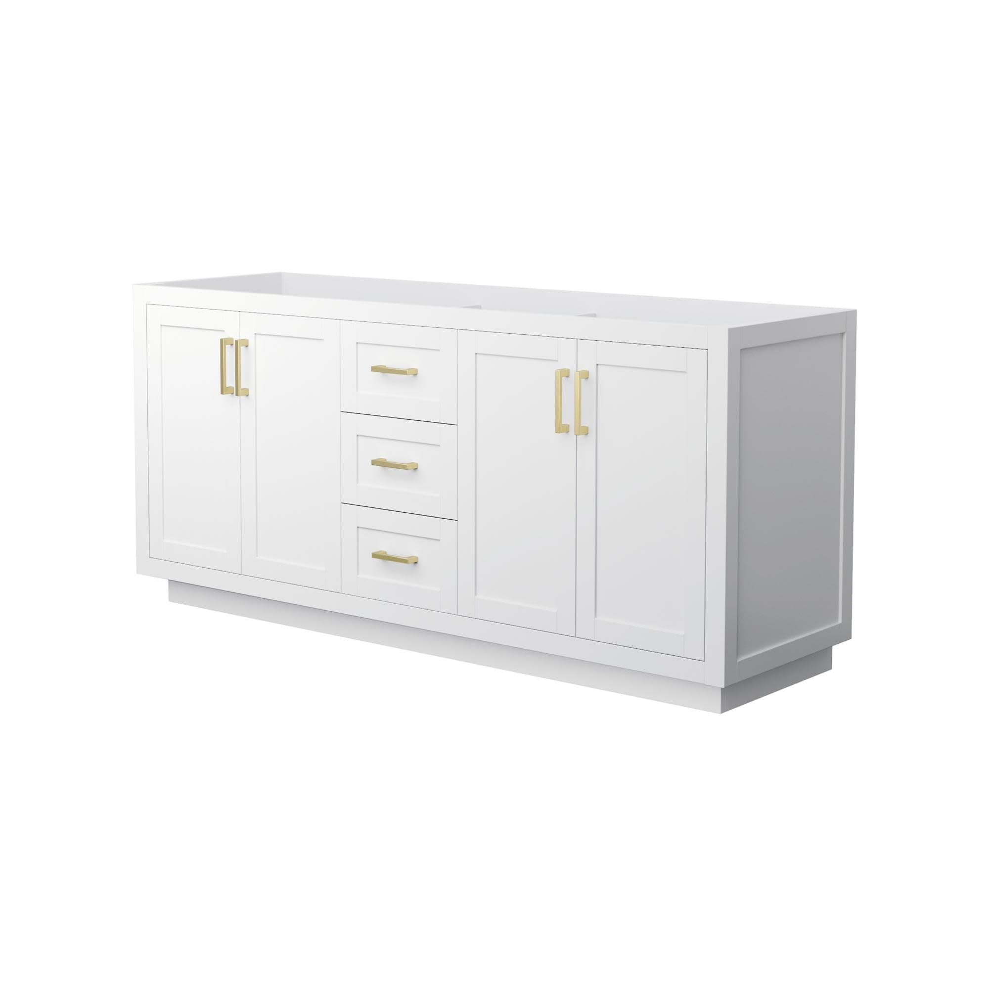 Wyndham Collection Miranda 71" Double Free Standing Vanity Cabinet