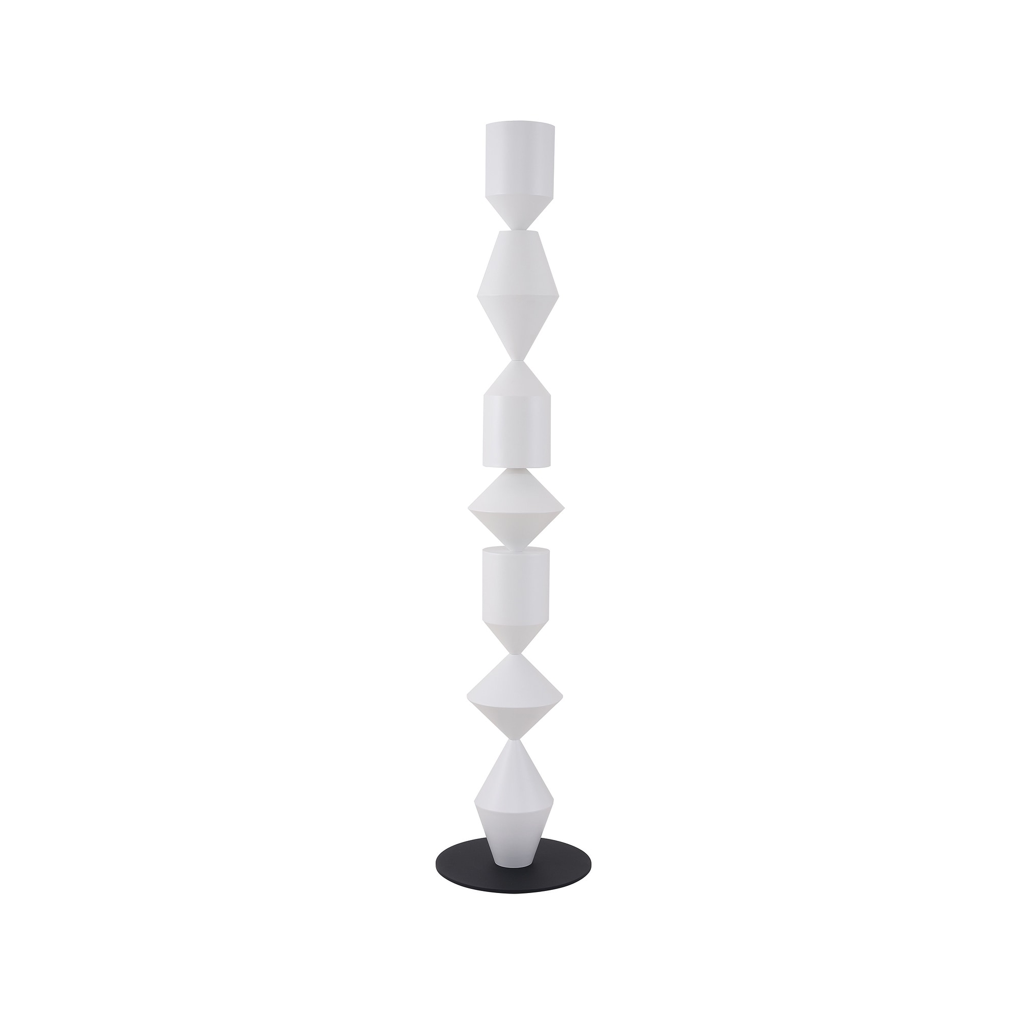 1-Light Mushroom-Style Table Lamp With A Smoke Glass Shade