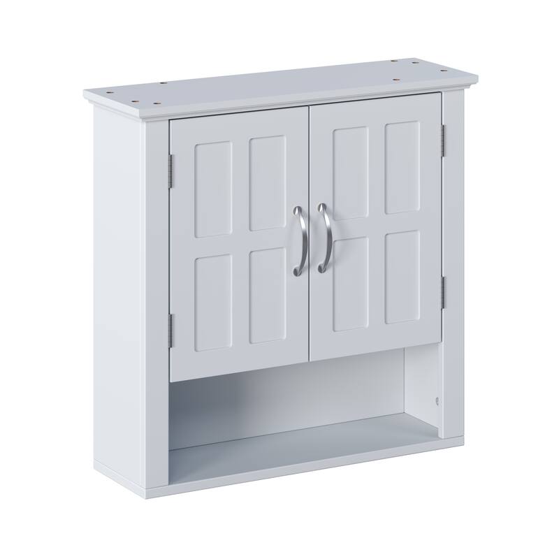 Bathroom Wall Storage Cabinet, Multi -functional Wall Mounted Cabinet with Adjustable Shelves, Medicine Cabinet