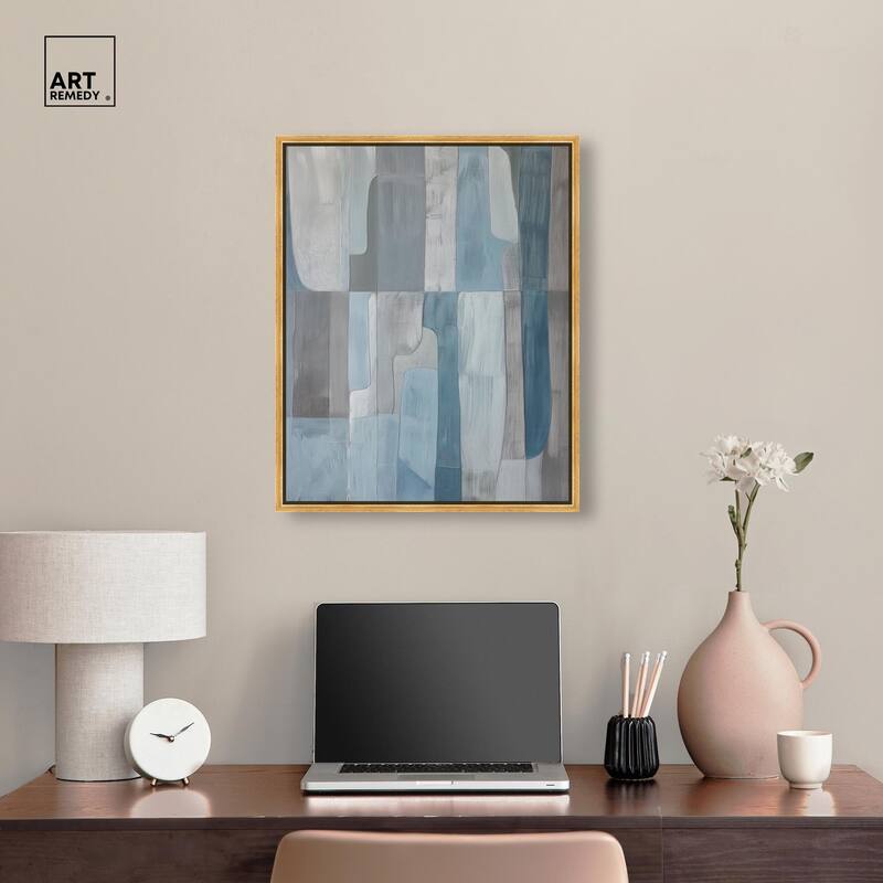 Tessellated Tones II Canvas by Art Remedy