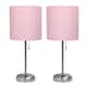 Option Brushed Steel/Light Pink Shade