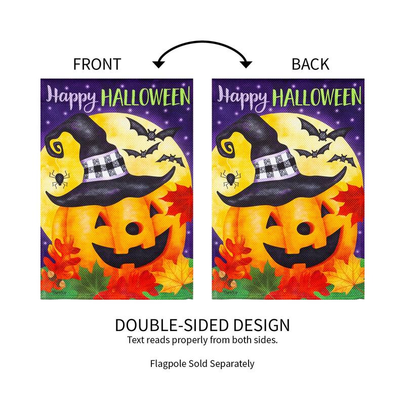 28 in. x 44 in. Jolly Jack House Textured Suede Flag