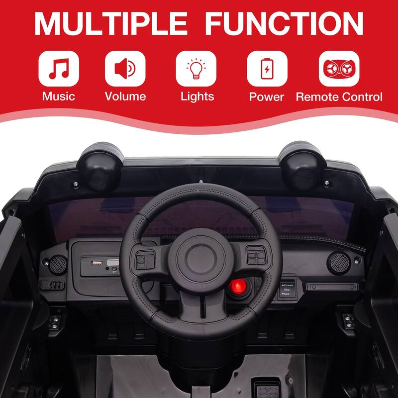 Ride on Truck Car for Kids Ages 3-6, 12V Electric Toy Car