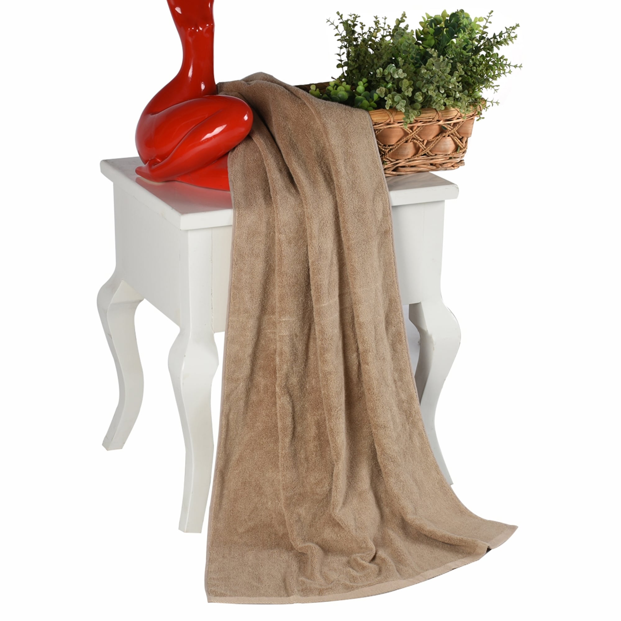 2 Pack Premium Cotton Bath Towels With Gift Box-image