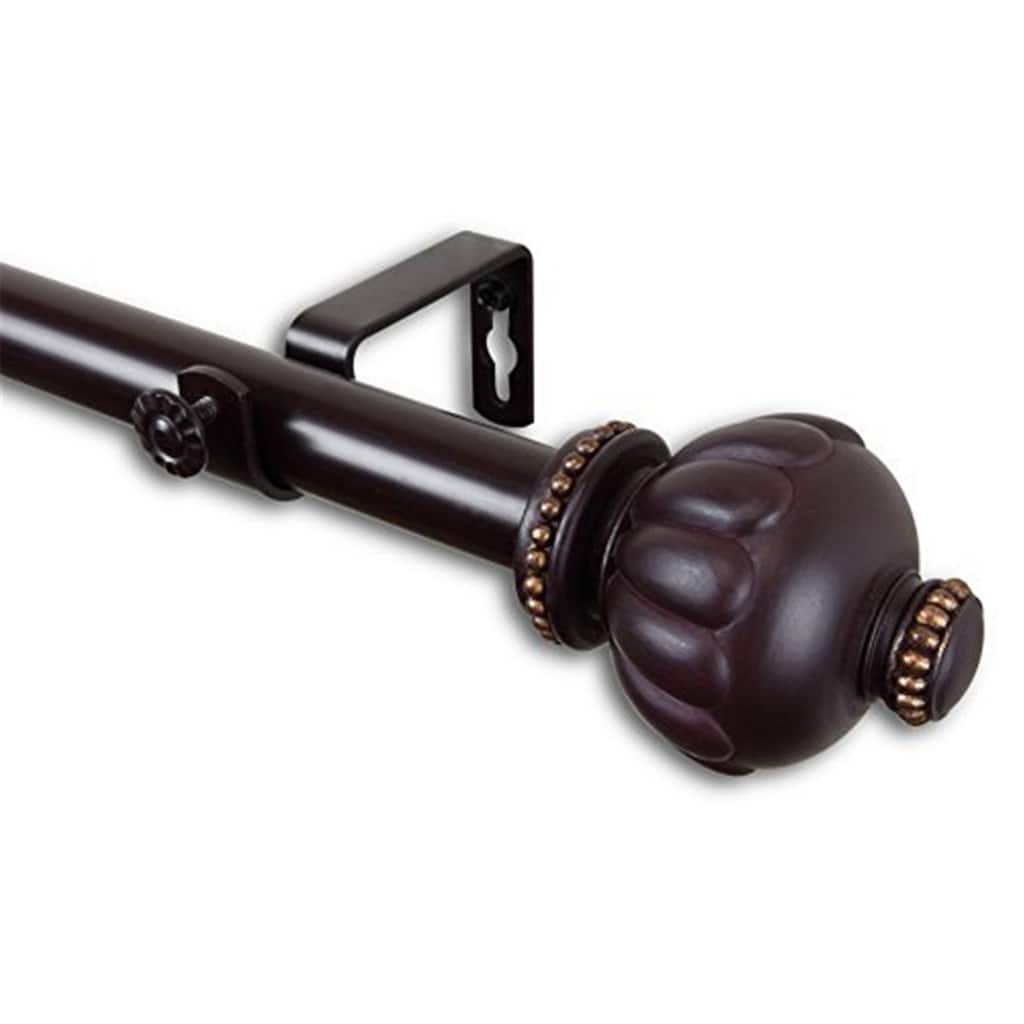 Tension Rod Curtain Rod - Adjustable Home Decor Window Rod, 65 Inch Length - 170