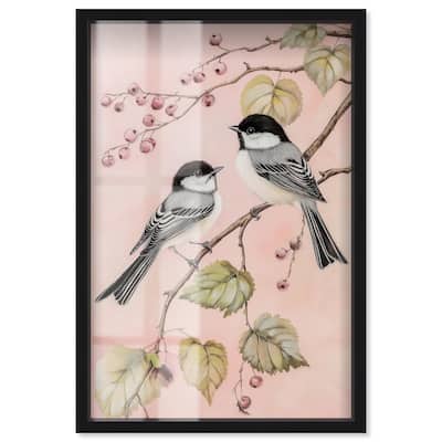 Winter's Tiny Guests Shadowbox by Art Remedy